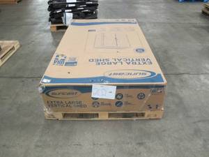 lot 202 image: SUNCAST BMS6284  Extra Large Vertical Shed