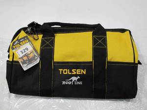 lot 329 image: NEW Tolsen 17 Tool Bag - Tolsen 80101