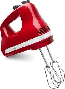 lot 333 image: NEW KitchenAid 5-Speed Ultra Power Hand Mixer - Red