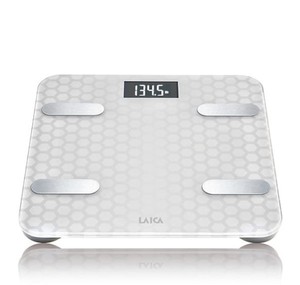 lot 360 image: NEW Laica Smart Body Composition 400 lb. Capacity Digital Bath Scale