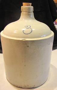 3 Gallon Red Wing Shoulder Jug with...