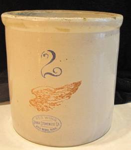 2 Gallon Red Wing Crock