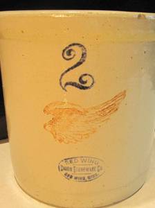 2 Gallon Red Wing Crock