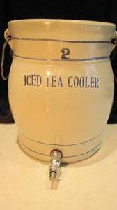 2-gallon Red Wing Stoneware Iced Te...