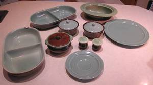 Assortment of Red Wing Stoneware Vi...