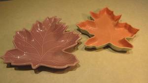 1-Pink and 1-Lilac glazed Red Wing ...