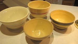 Lot of 4 Unbranded striped stonewar...