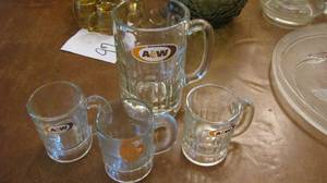 Vintage A&W large tankard style mug...