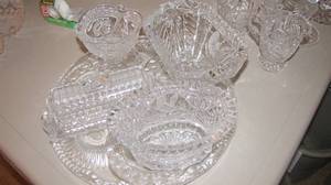 Beautiful lot of Leaded cut Crystal...