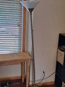 lot 37 image: Lot of (2) 70 Uplight Floor Lamp