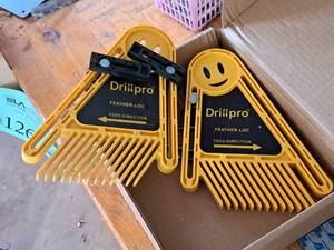 lot 90 image: Lot of (2) Drill Pro Feather-Loc Miter Saw Attachments