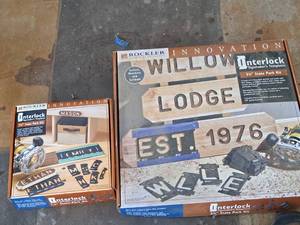 lot 93 image: Lot of (2) Rockler Innovation State Park Kit Signmaker Template Kits (in original packaging)