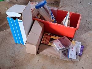 lot 99 image: Lot of  Misc. Sandpaper and Wood Bisquits
