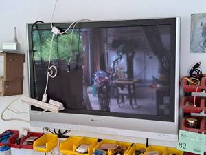 lot 10 image: Panasonic 42 TV with Mount and Stand