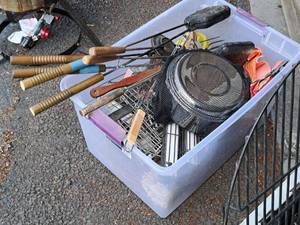 lot 181 image: Lot of (1 Tote) CampingCooking Equipment
