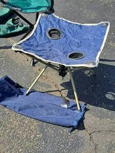 lot 195 image: Folding Camping Table with Case