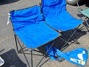 lot 194 image: Ozark Trail Folding Sport Chair Combo with Case