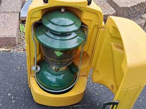 lot 207 image: Coleman Camping Lantern with Case