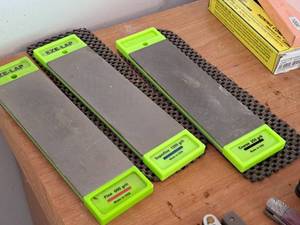 lot 236 image: Lot of (3) Eze-Lap Sharpening Stones