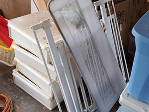 lot 241 image: (2) Child Safety Gates and (1) Crib Attachment