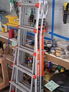 lot 122 image: Little Giant Ladder Systems Extra Heavy Duty 300-lbs 9 Step 19 Extension Ladder 22