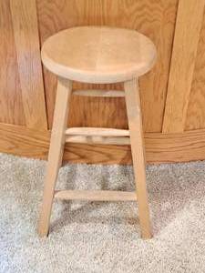 lot 370 image: Wooden Bar Stool