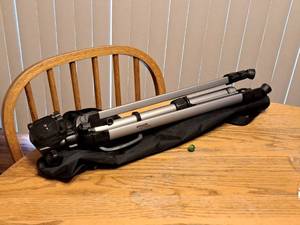 lot 388 image: Amazon Basics Tripod with Case