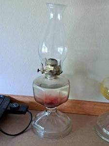 lot 410 image: Oil Table Lamp