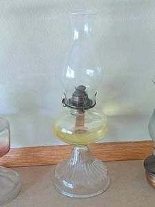 lot 411 image: Oil Table Lamp