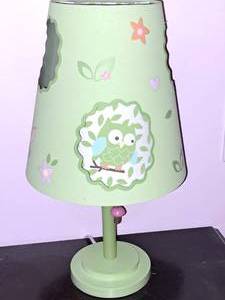 lot 430 image: Owl theme Table Lamp