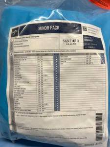 lot 47 image: Lot Of 2 NEW Surgical Tray Packs - Great For Training See Description & Pictures For Details