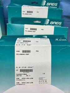 lot 4 image: Lot Of NEW Breg Pto Airmesh Soft Knee Braces (Right) and Vive Shoulder Support Braces (Black)&nbspSee Description & Pictures For Details