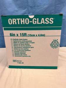 lot 13 image: NEW In Box Ortho-Glass OG-6L1 6-Inch Synthetic Splint System - cost-effective padded precut splint that is good for every phase of immobilization See Description & Pictures For Details