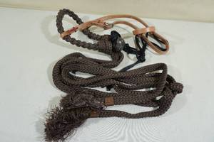 lot 60 image: Professionals Choice Loping Hackamore with Neck Reins