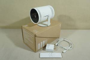 lot 88 image: Samsung SP-LSP3BLAXZA 30 Inch -100 Inch HDR Freestyle Smart Portable Projector