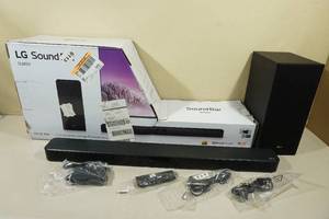 lot 143 image: LG Bluetooth Soundbar SLMSY with Wireless Subwoofer