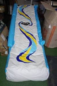 lot 156 image: Rave Sports Inflatable Pontoon Slide - Needs Patch