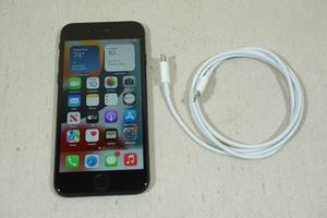 lot 163 image: Apple iPhone SE 64GB Black Smartphone