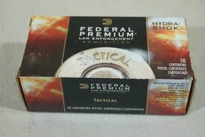 50 Federal Premium Tactical LE .38 Special P 147 Gr JHP Ammo