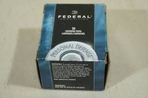 20 Federal Personal Defense .357 Magnum 125 Gr JHP Ammo