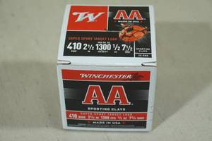 25 Winchester AA Skeet .410 Gauge 2-12 7-12 Shot Shotshells