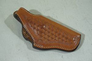 Bianchi Tooled Leather Gun Holster