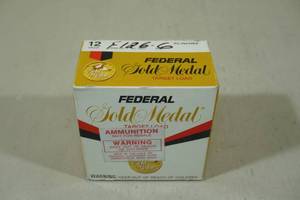 25 Federal Gold Medal 12 Ga 2-34 6 Shot Shotshells