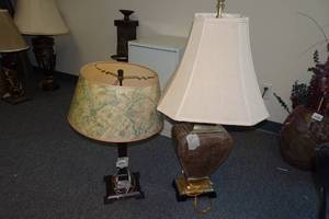 lot 205 image: 2 Lamps 2 & 3 Tall