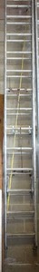 lot 587 image: 32 Aluminum Extension Ladder
