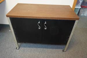 lot 381 image: Office Cabinet on Wheels - 3x18