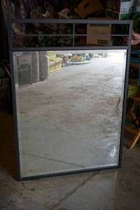 lot 146 image: Metal Framed Mirror - 47x34
