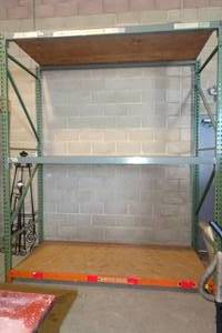 lot 1D image: Pallet Racking Section with 3 Shelves 8 x 42 x 8