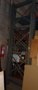 lot 1E image: 3 Pallet Racking Uprights - 42 Deep x 12 Tall