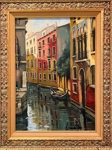 lot 12 image: Beautiful Original Oil on Board Framed Painting